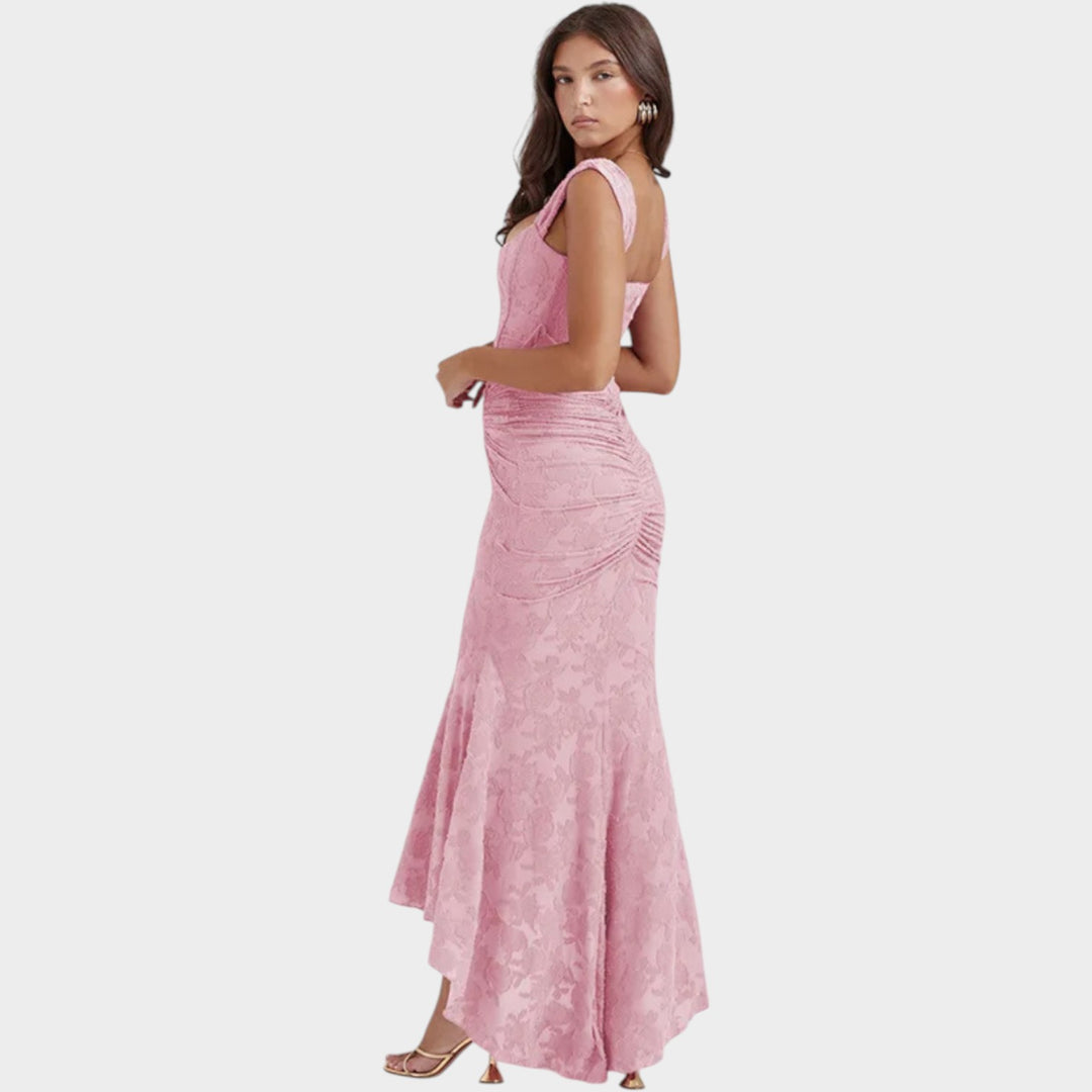 Elegant Sculpted Midi Dress