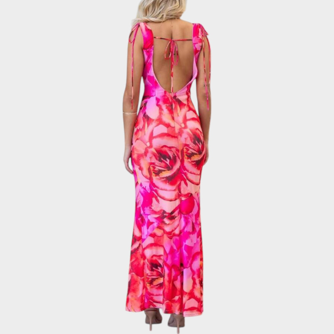 Sleeveless Fitted Maxi Dress