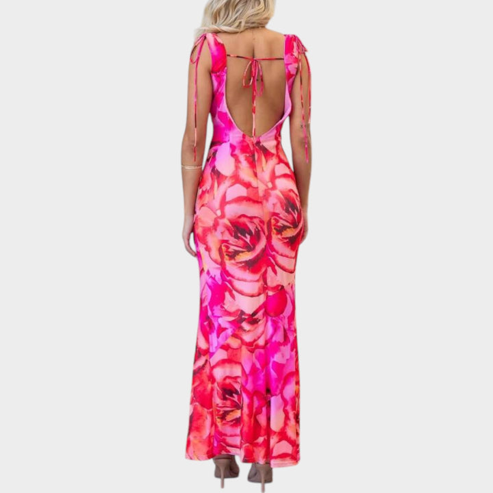Sleeveless Fitted Maxi Dress