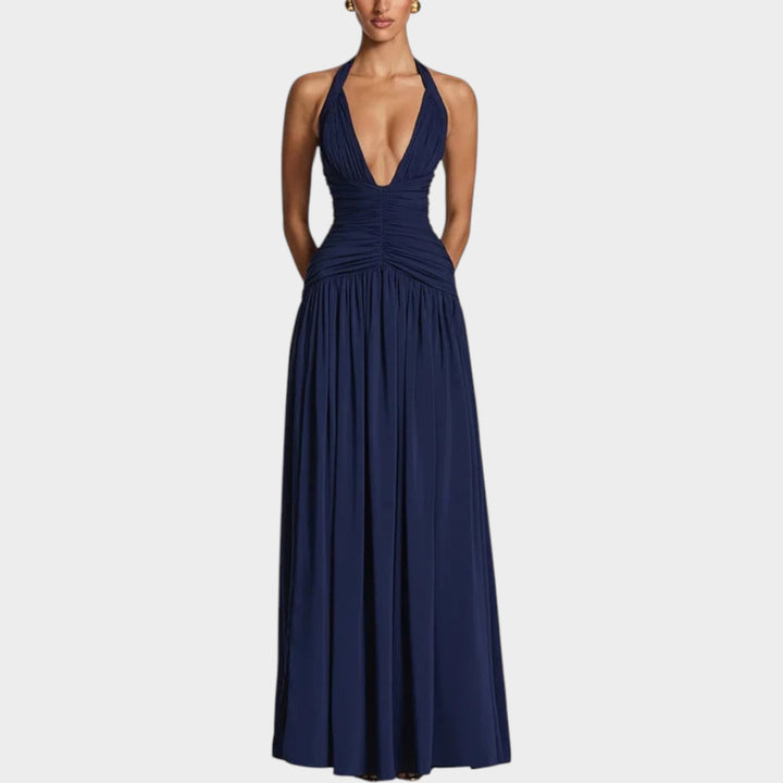 Halter Neck Maxi Dress