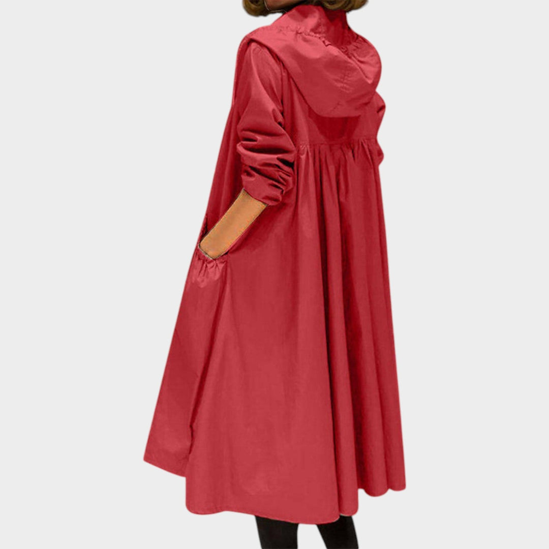 Women's Trench Coat Waterproof Long Line