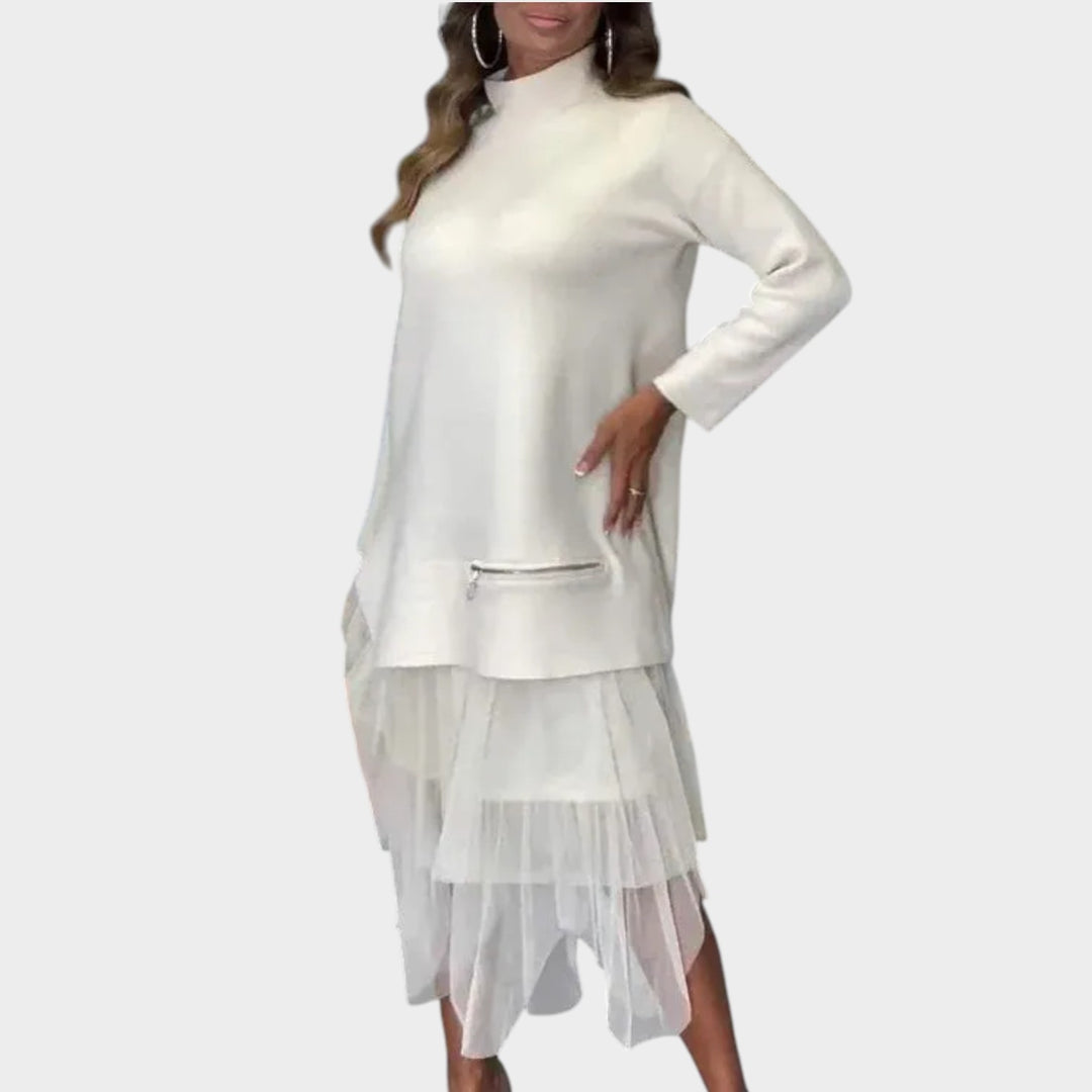 Women’s Tunic Top & Tulle Skirt Set