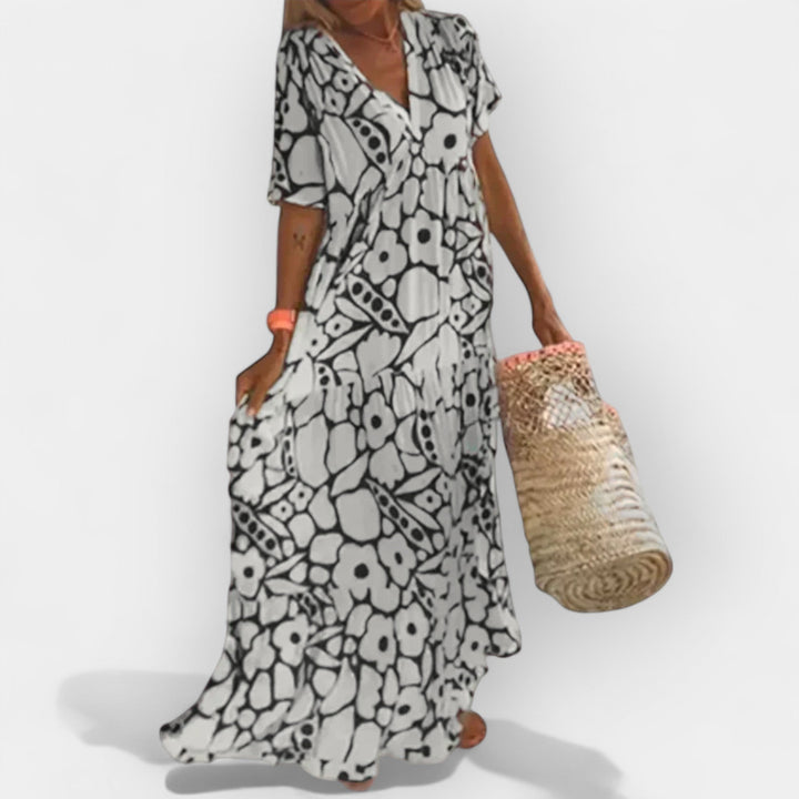 Airy Summer Dress with Pattern