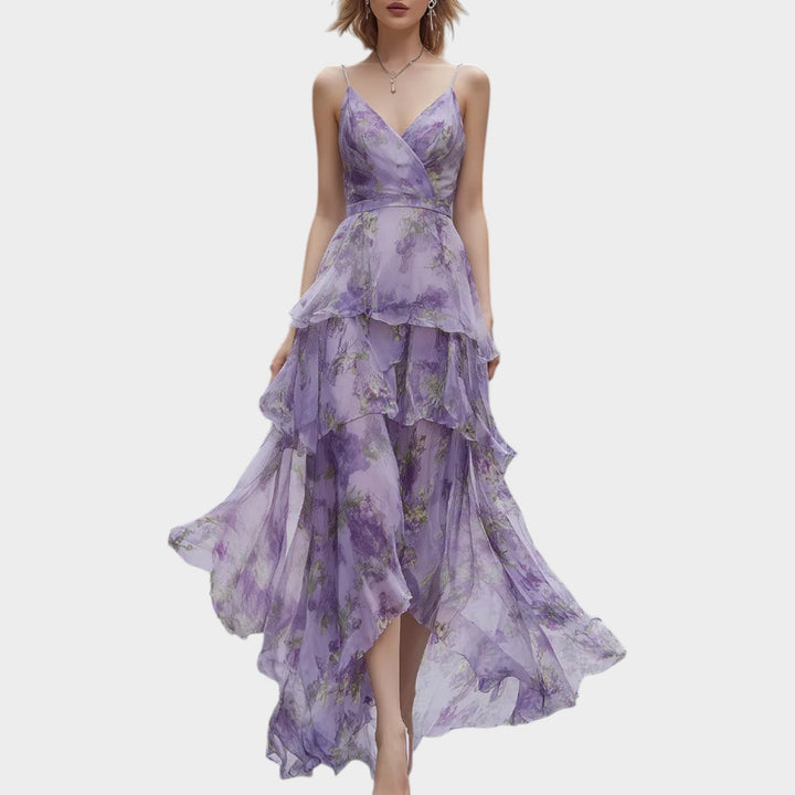 Romantic Layered Flow Maxi Dress