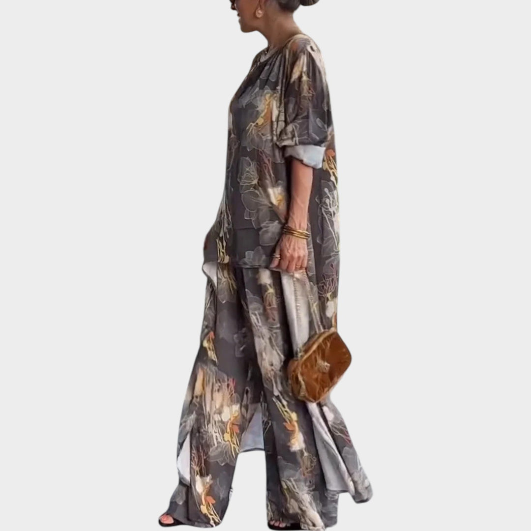Elegant Floral High-Low Set