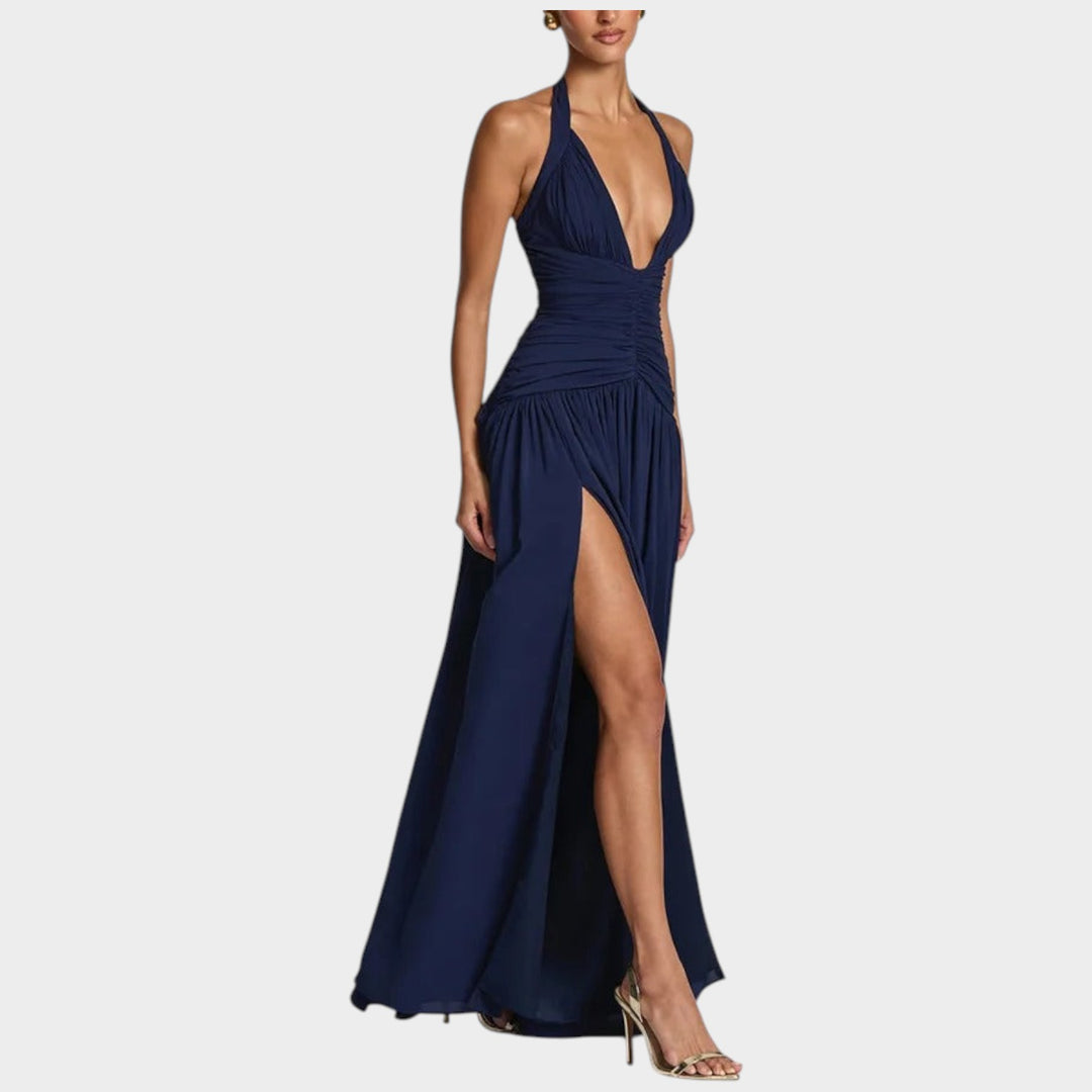 Halter Neck Maxi Dress