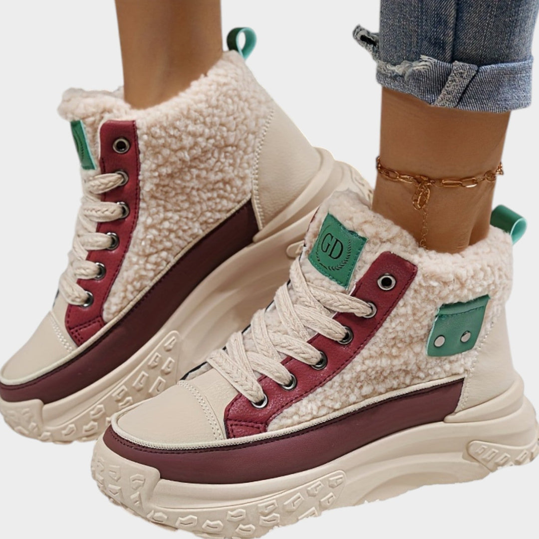 Women’s Winter Ankle Boots Warm Lined Thick Sole High Top