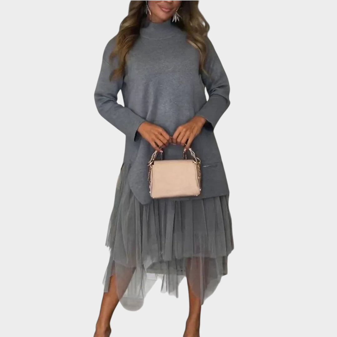 Women’s Tunic Top & Tulle Skirt Set