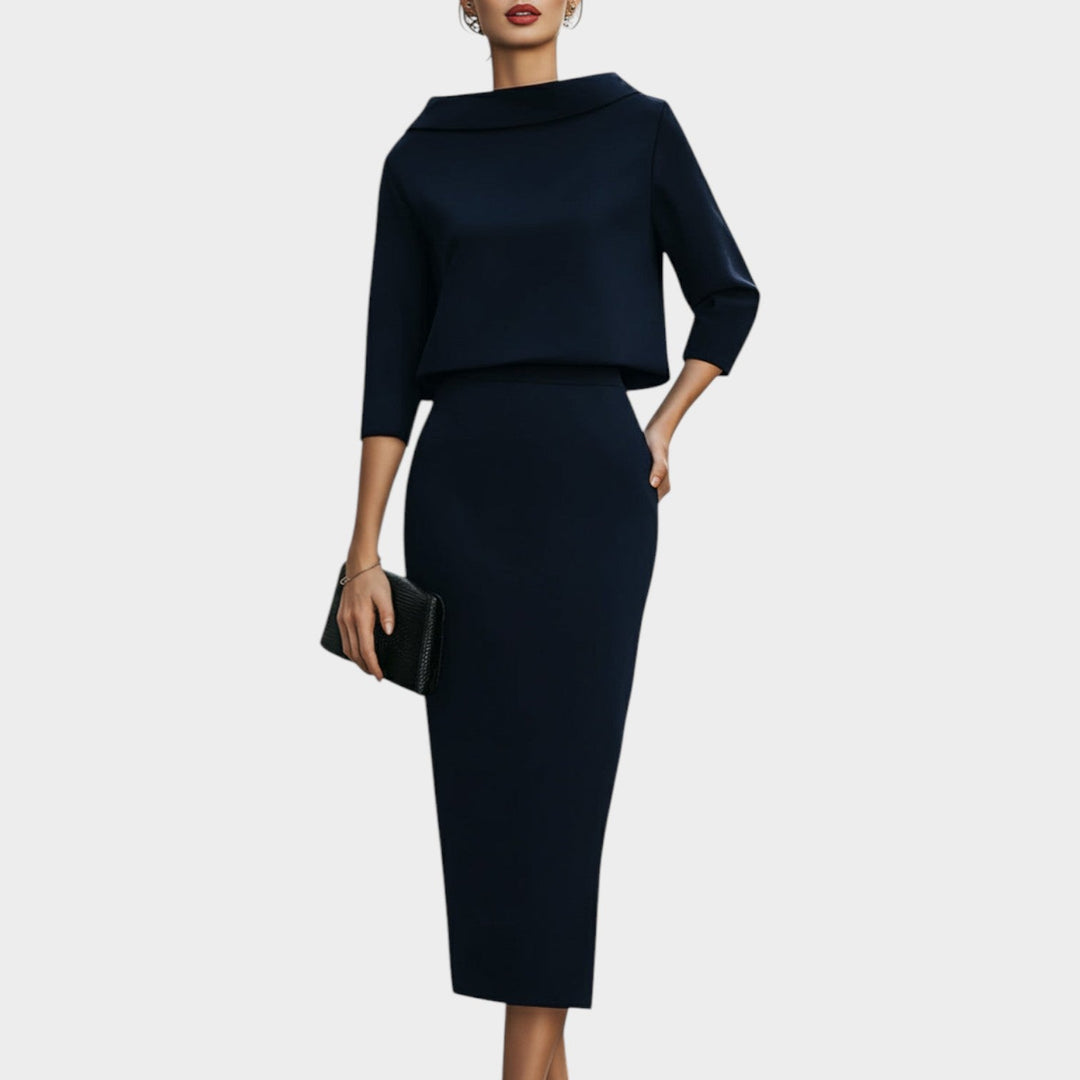 Sophisticated Two-Piece Midi Set