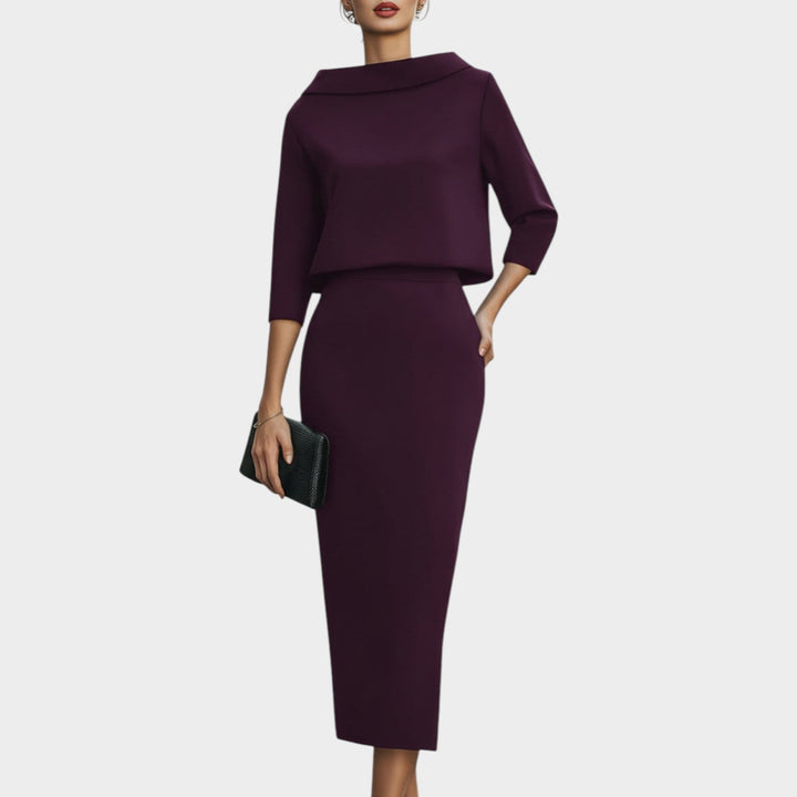 Sophisticated Two-Piece Midi Set