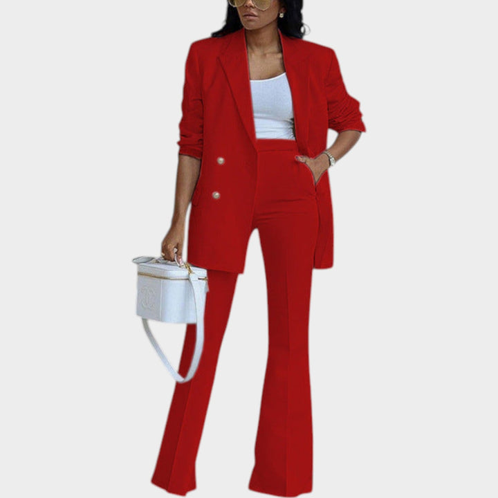 Women's Smart Casual Two-Piece Suit Set