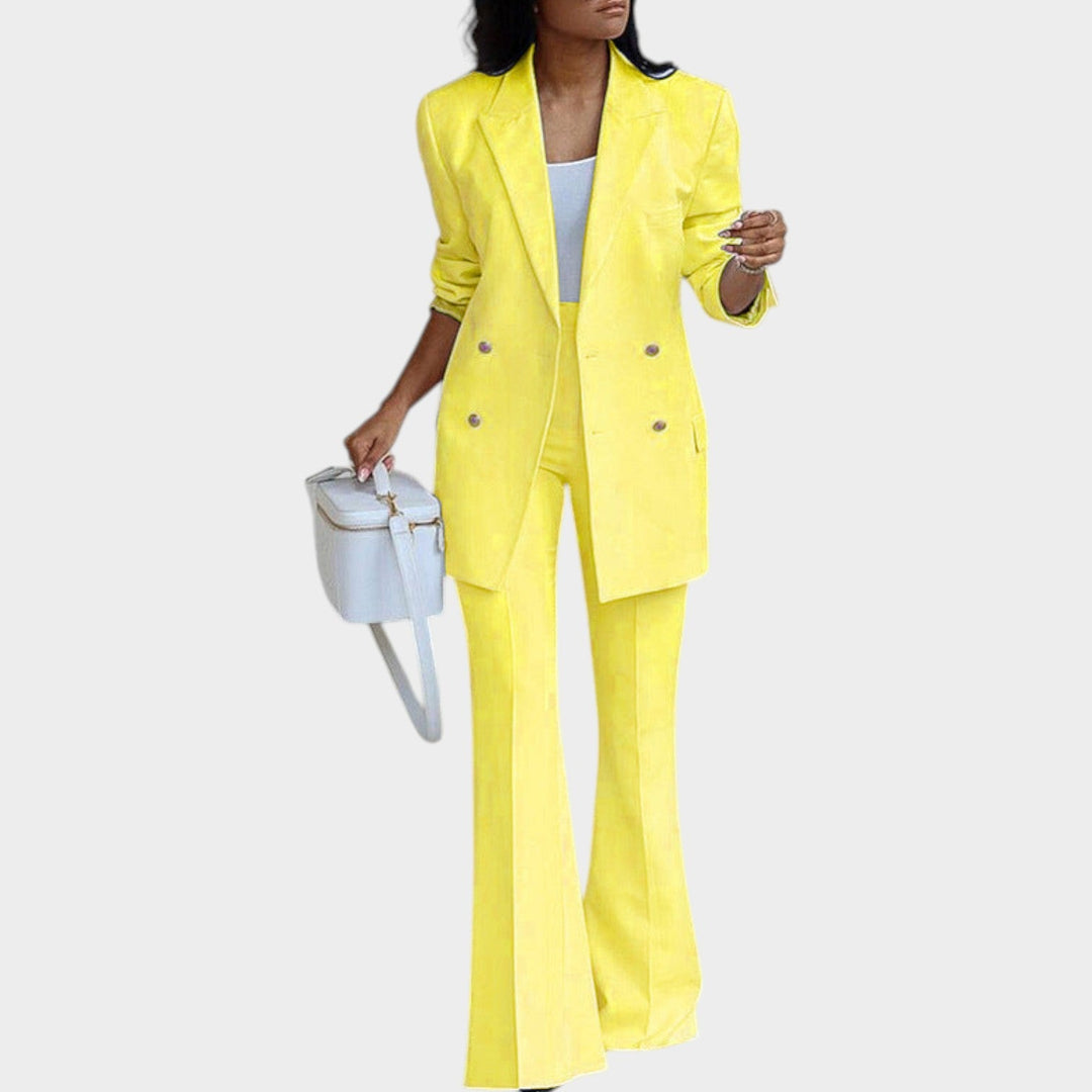 Women's Smart Casual Two-Piece Suit Set