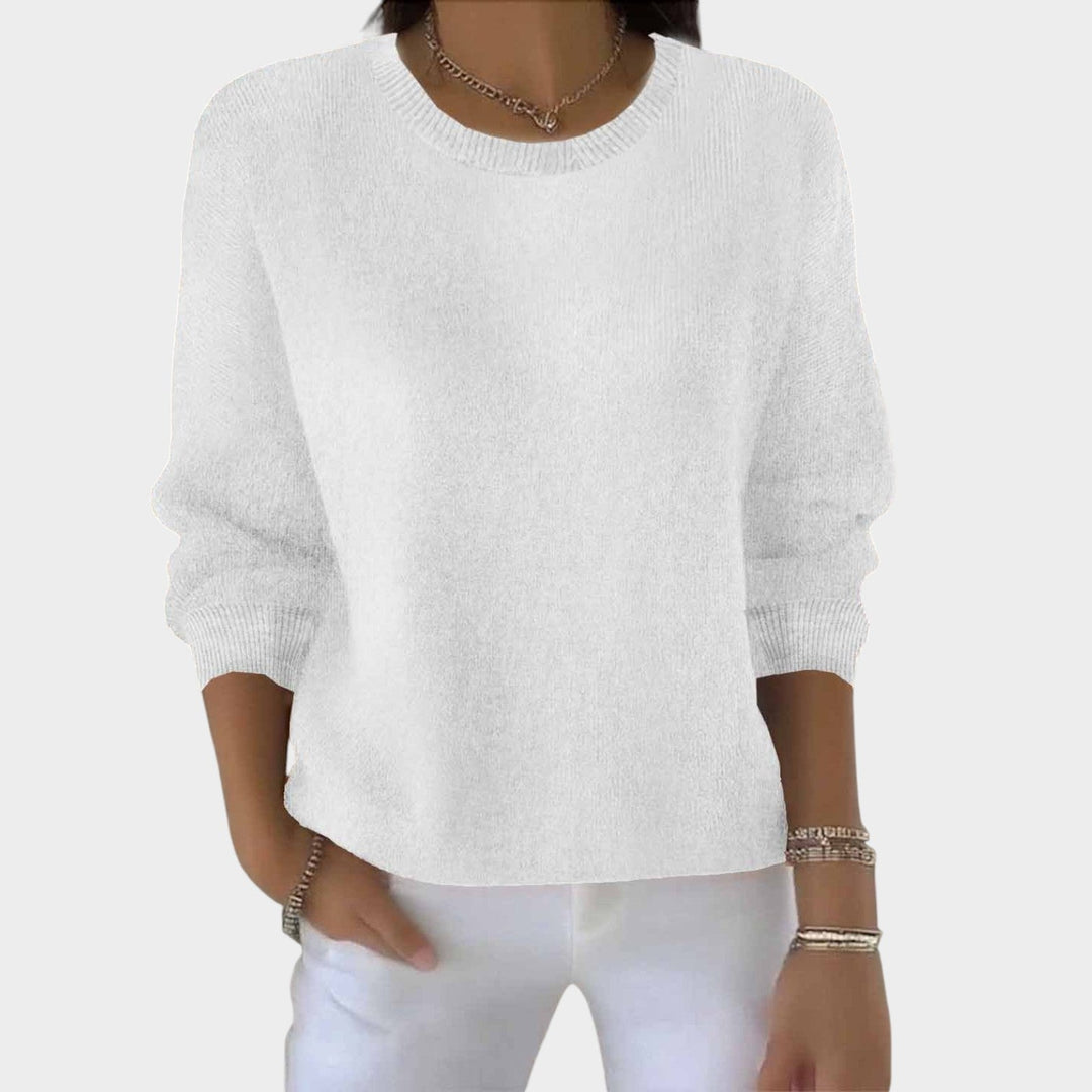 Women's Casual Crew Neck Knit Sweater