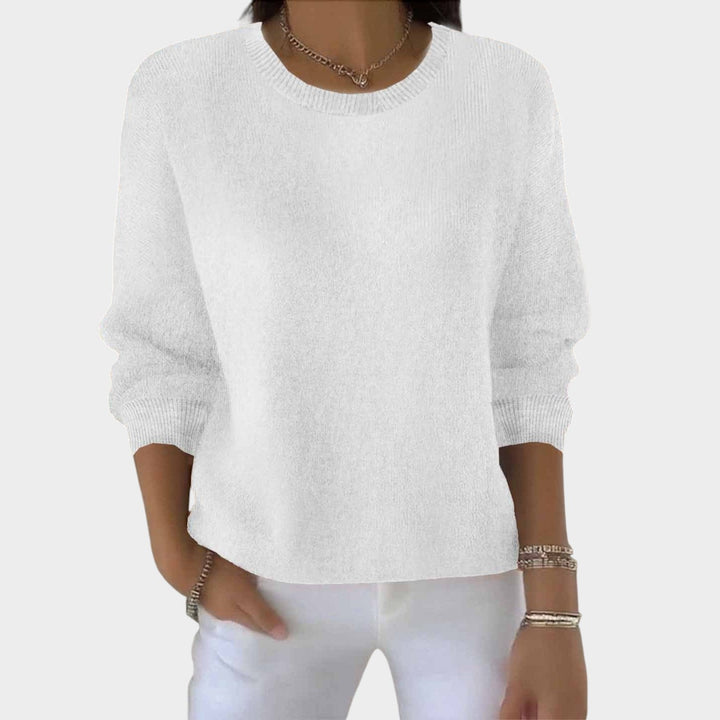 Women's Casual Crew Neck Knit Sweater