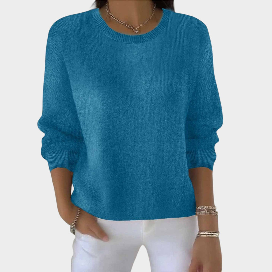 Women's Casual Crew Neck Knit Sweater