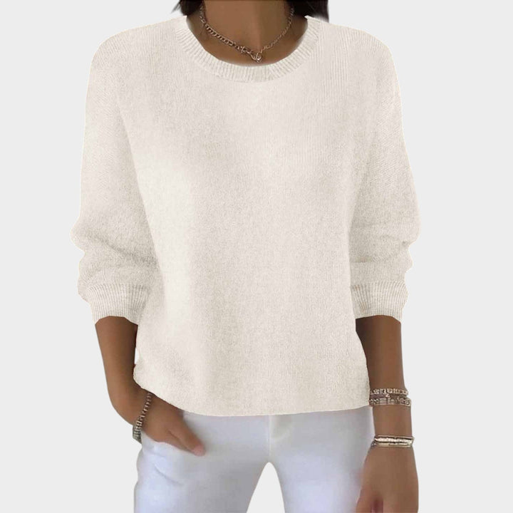 Women's Casual Crew Neck Knit Sweater