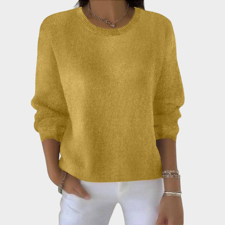 Women's Casual Crew Neck Knit Sweater