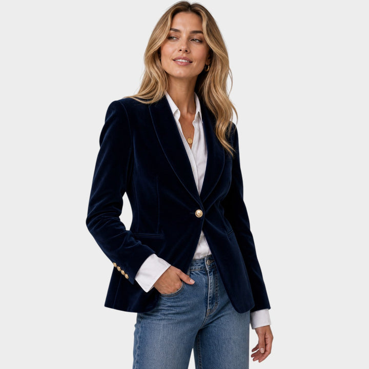 Women's Classic Button-Front Blazer