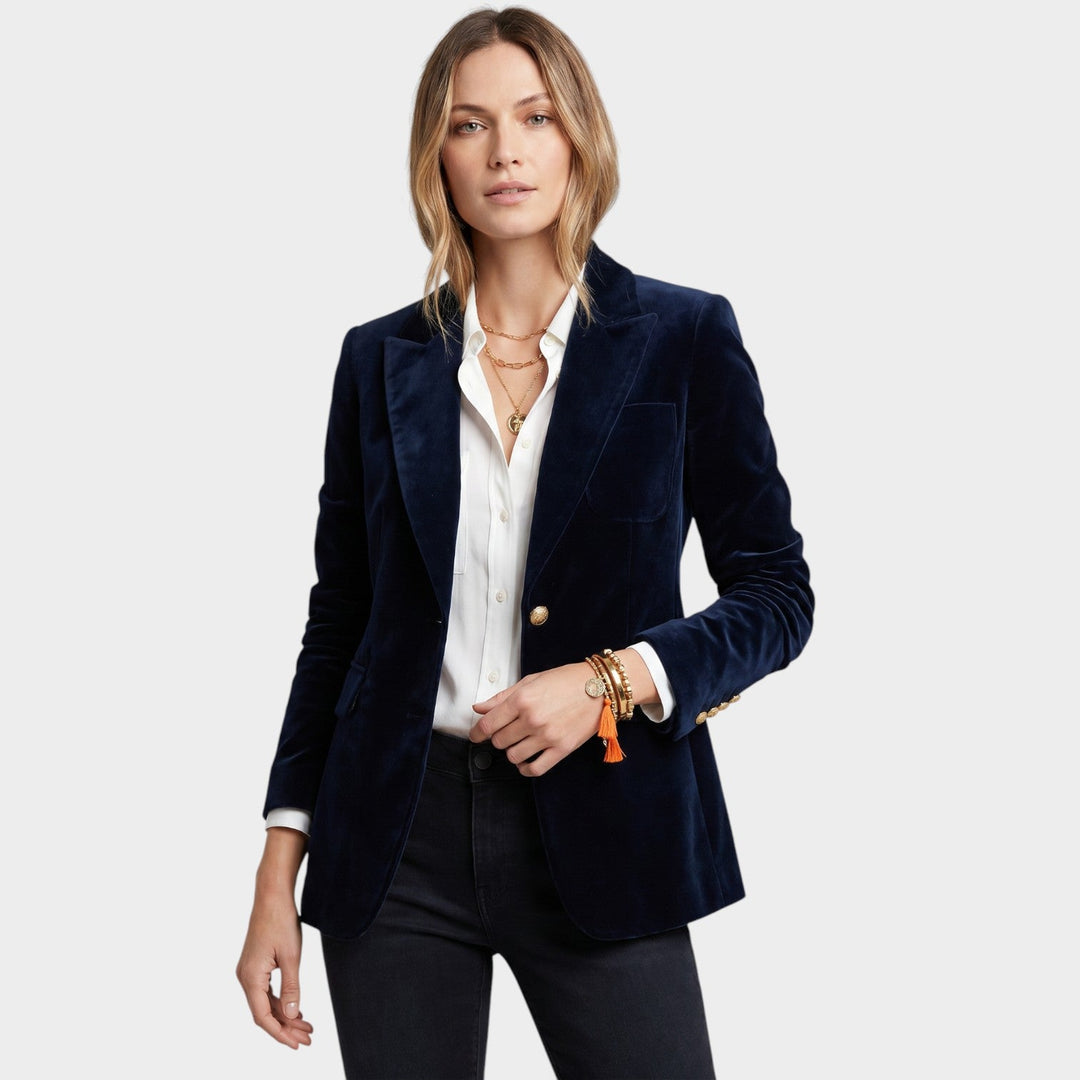 Women's Classic Button-Front Blazer