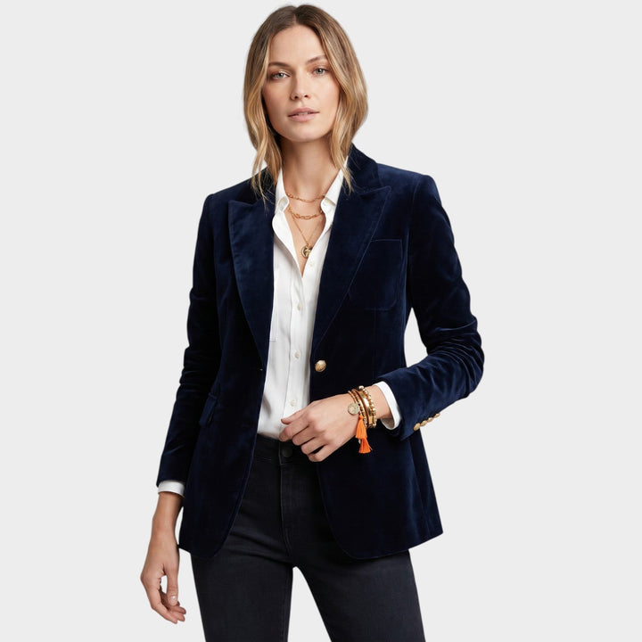 Women's Classic Button-Front Blazer