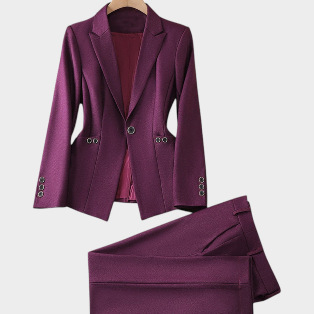 Women's Chic Business Two-Piece Suit Set