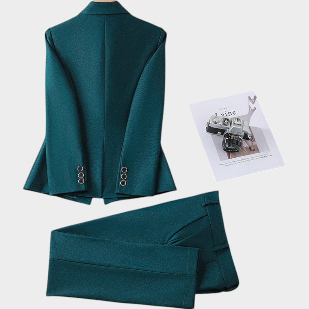 Women's Chic Business Two-Piece Suit Set
