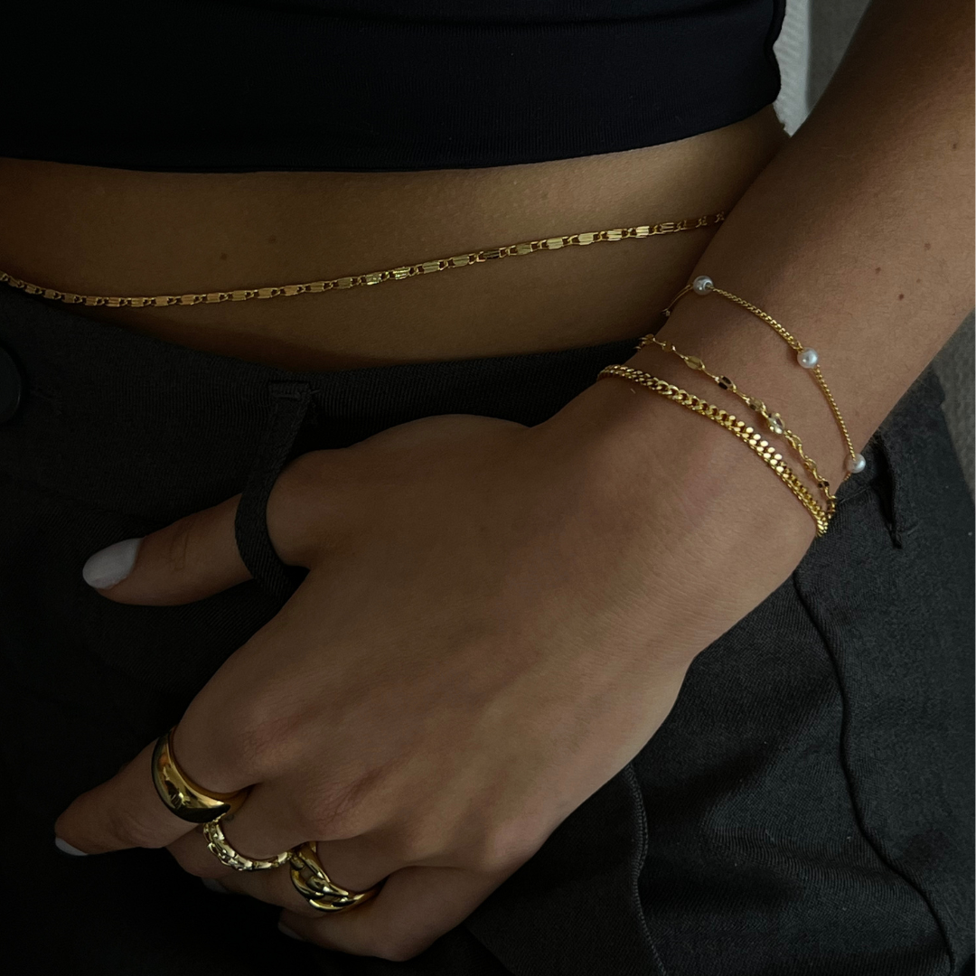 Gold Bracelet of Love and Emotions