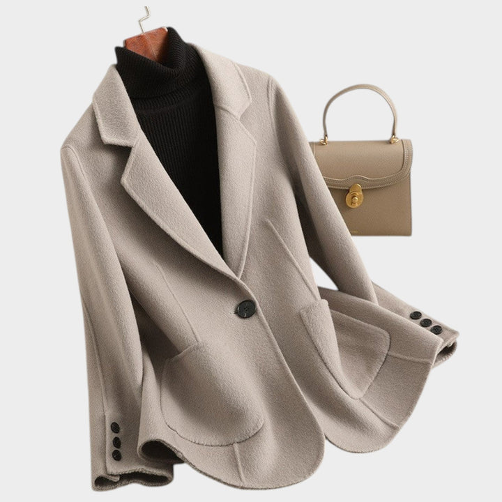 Women's Oversized Single Breasted Wool Blazer