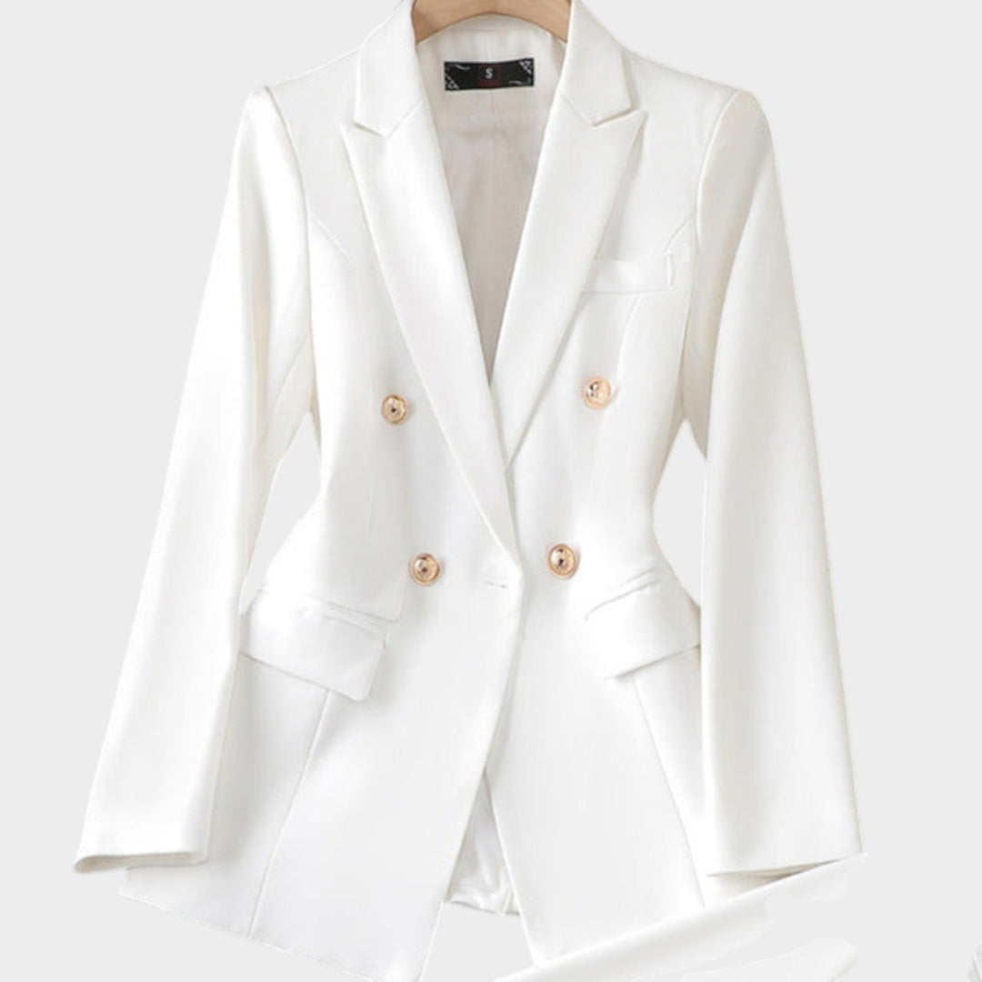 Women's Double Breasted Two-Piece Suit Set