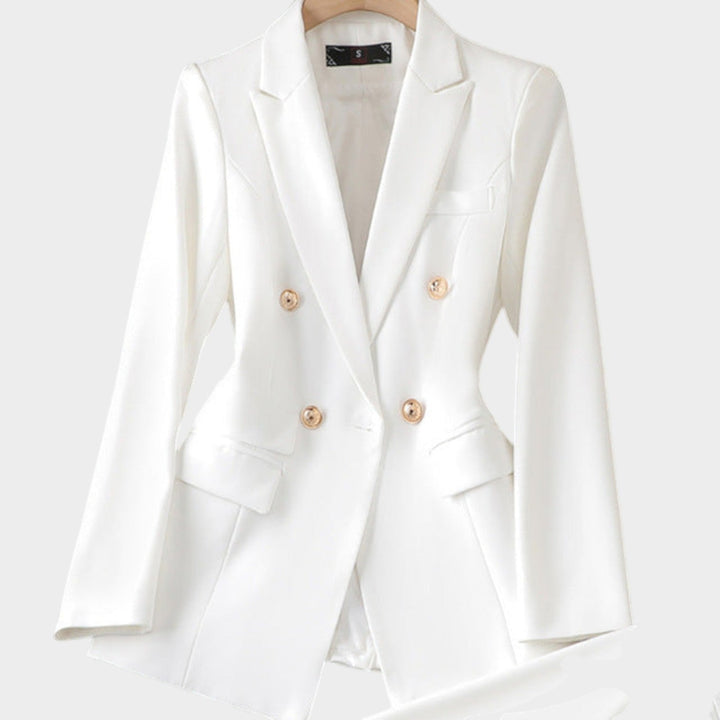 Women's Double Breasted Two-Piece Suit Set