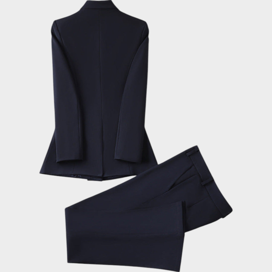 Women's Double Breasted Two-Piece Suit Set