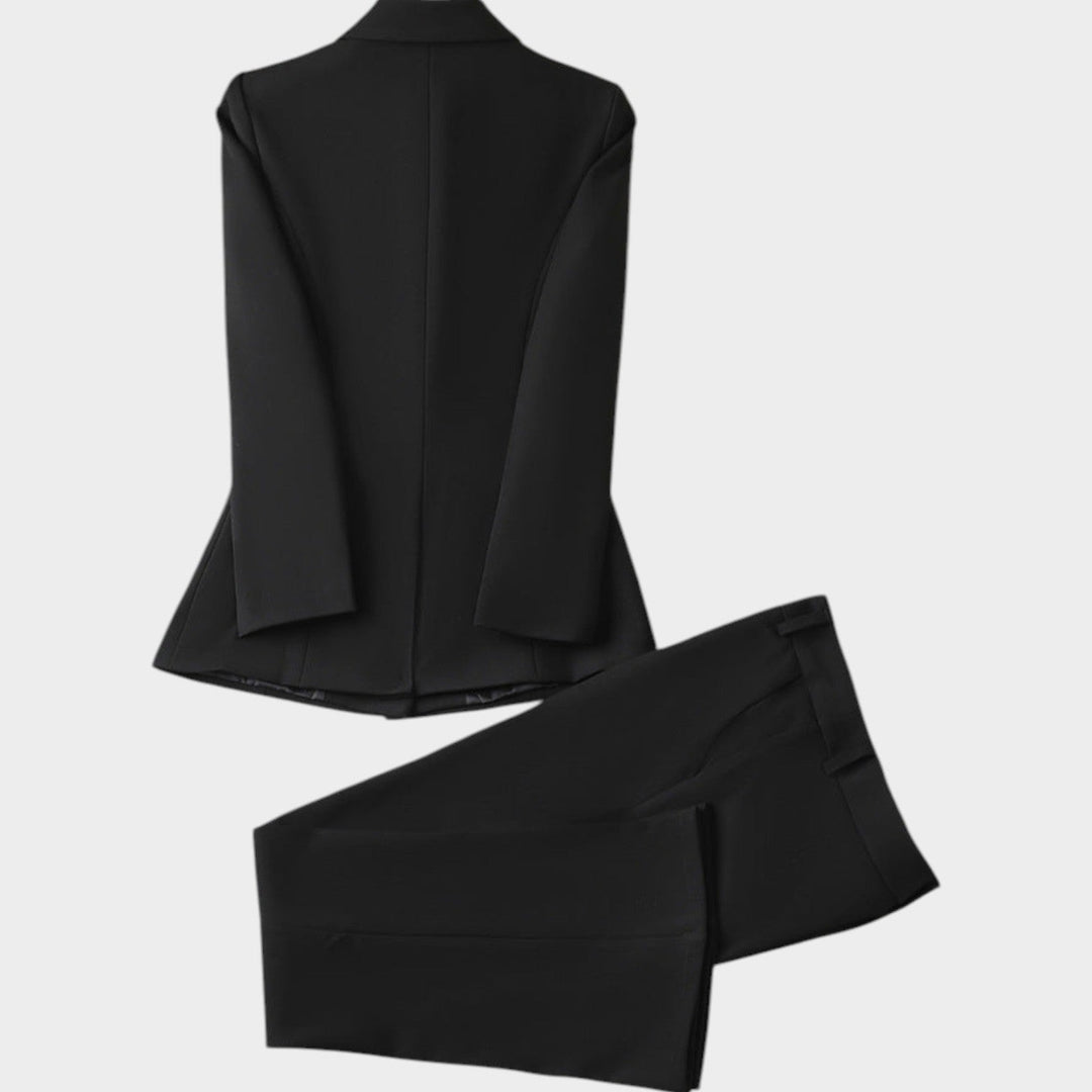 Women's Double Breasted Two-Piece Suit Set