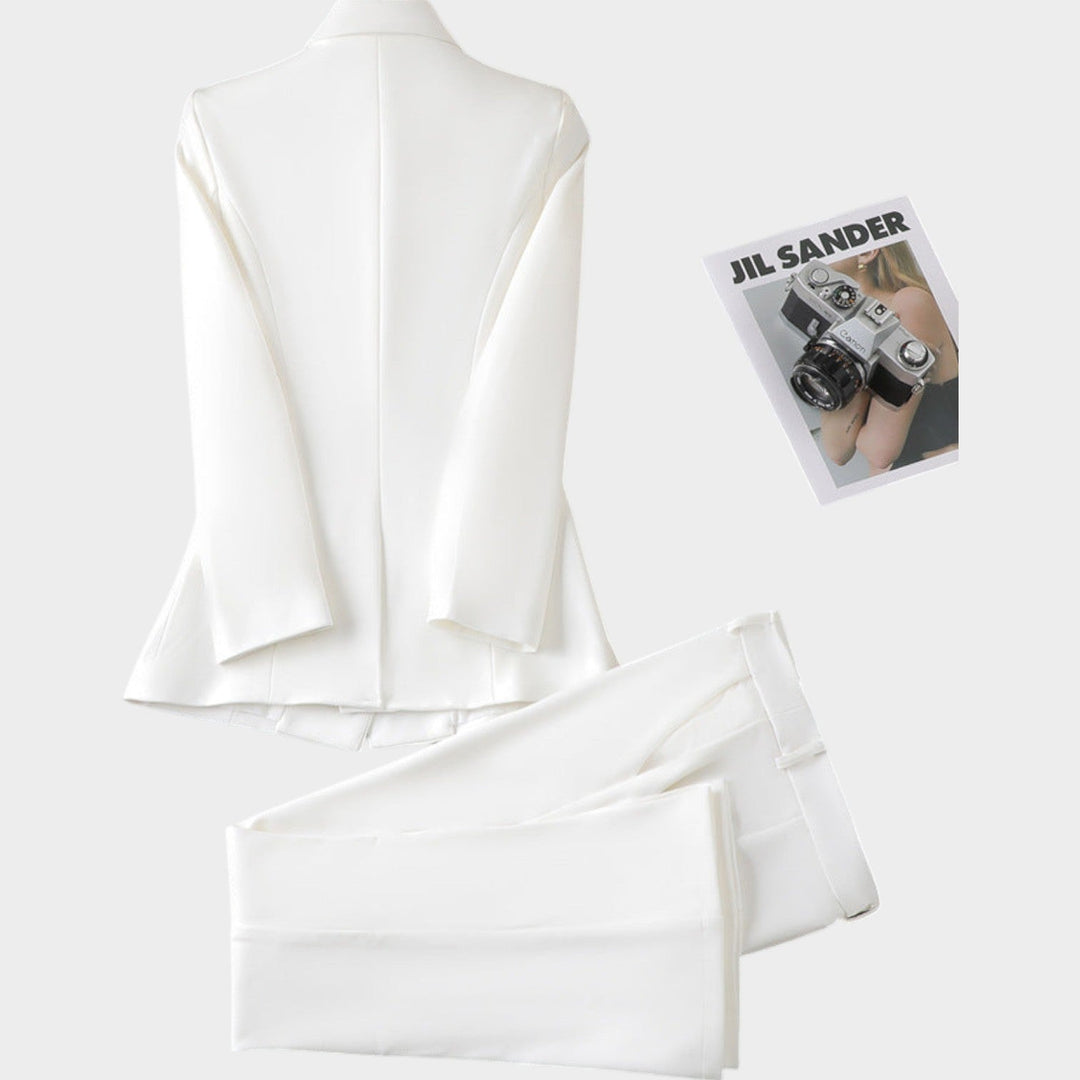 Women's Double Breasted Two-Piece Suit Set