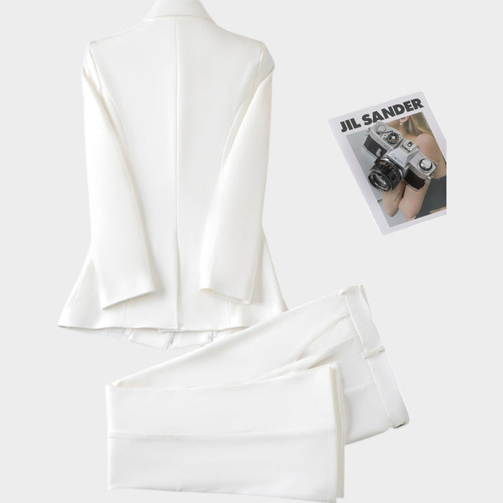 Women's Double Breasted Two-Piece Suit Set