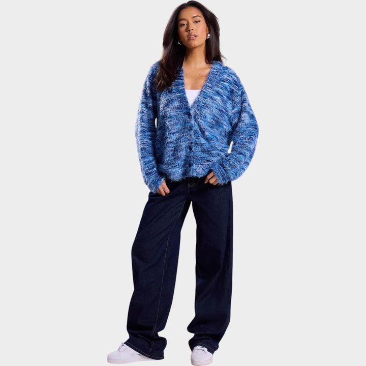 Women’s Knit Sweater Long Sleeve Oversized Fit