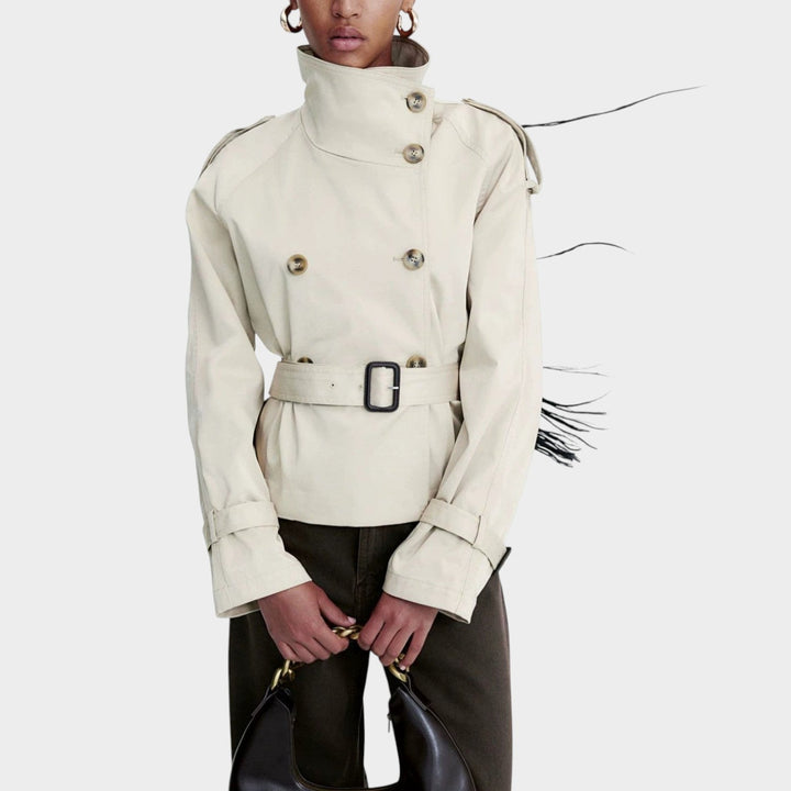 Women’s Trench Jacket Double Breasted Belted
