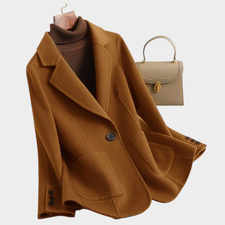 Women's Oversized Single Breasted Wool Blazer