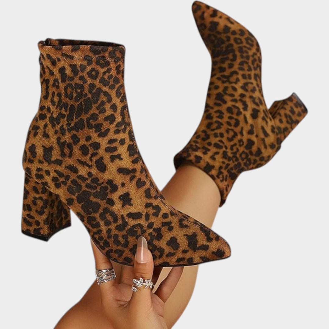 Women’s Ankle Boots Block Heel Soft Lining Comfortable Fit