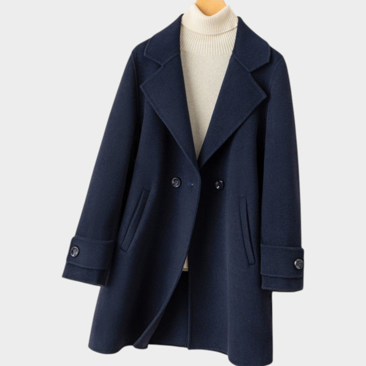 Women's Double-Breasted Wool Coat