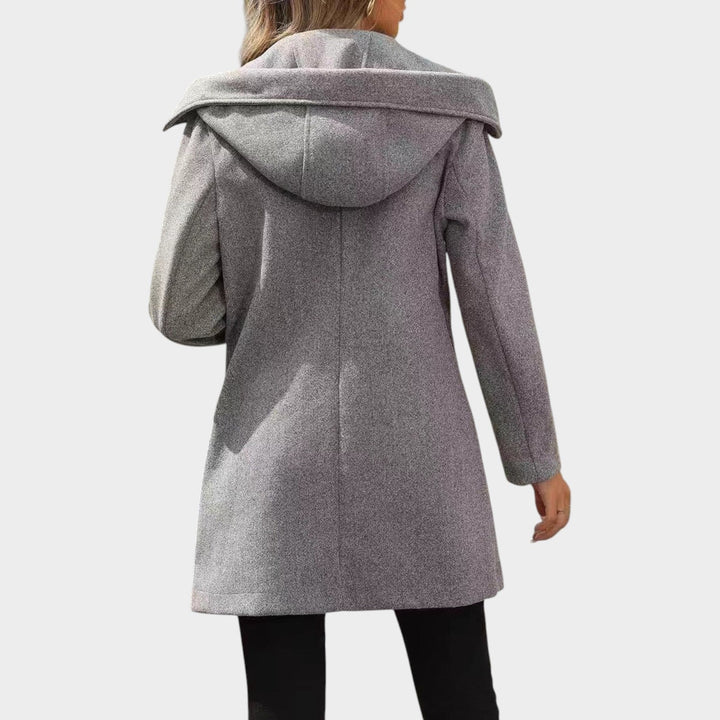 Women’s Wool Coat Double Breasted Lapel Collar