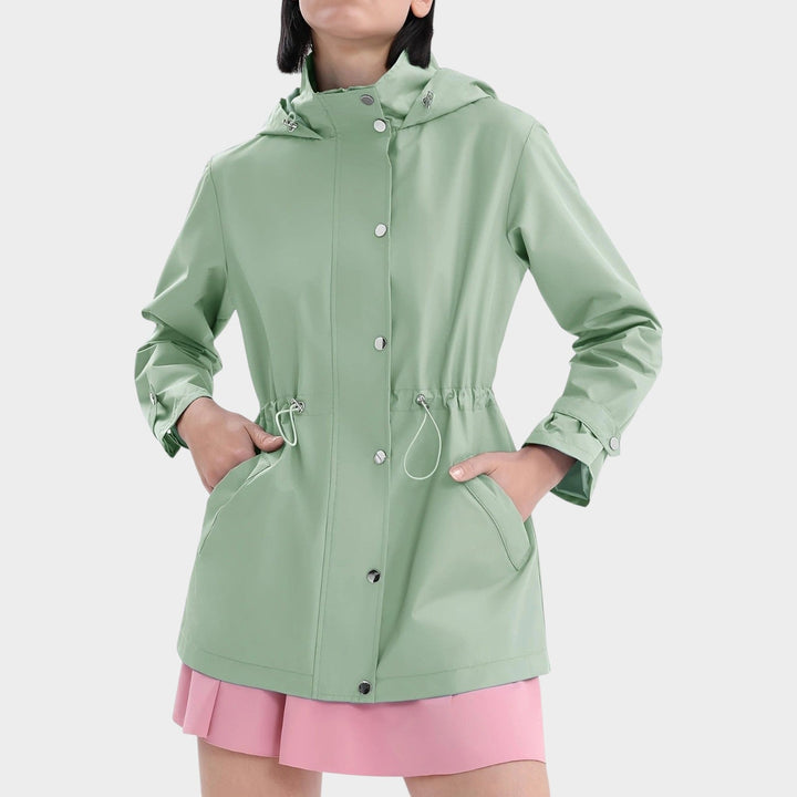 Women’s Waterproof Jacket with Adjustable Hood