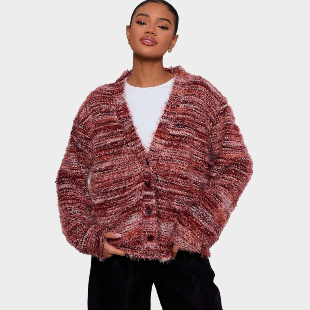 Women’s Knit Sweater Long Sleeve Oversized Fit