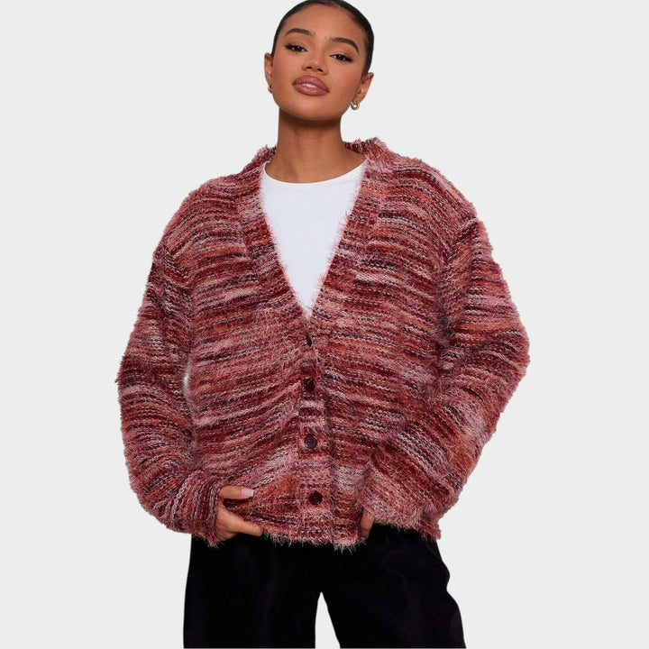 Women’s Knit Sweater Long Sleeve Oversized Fit