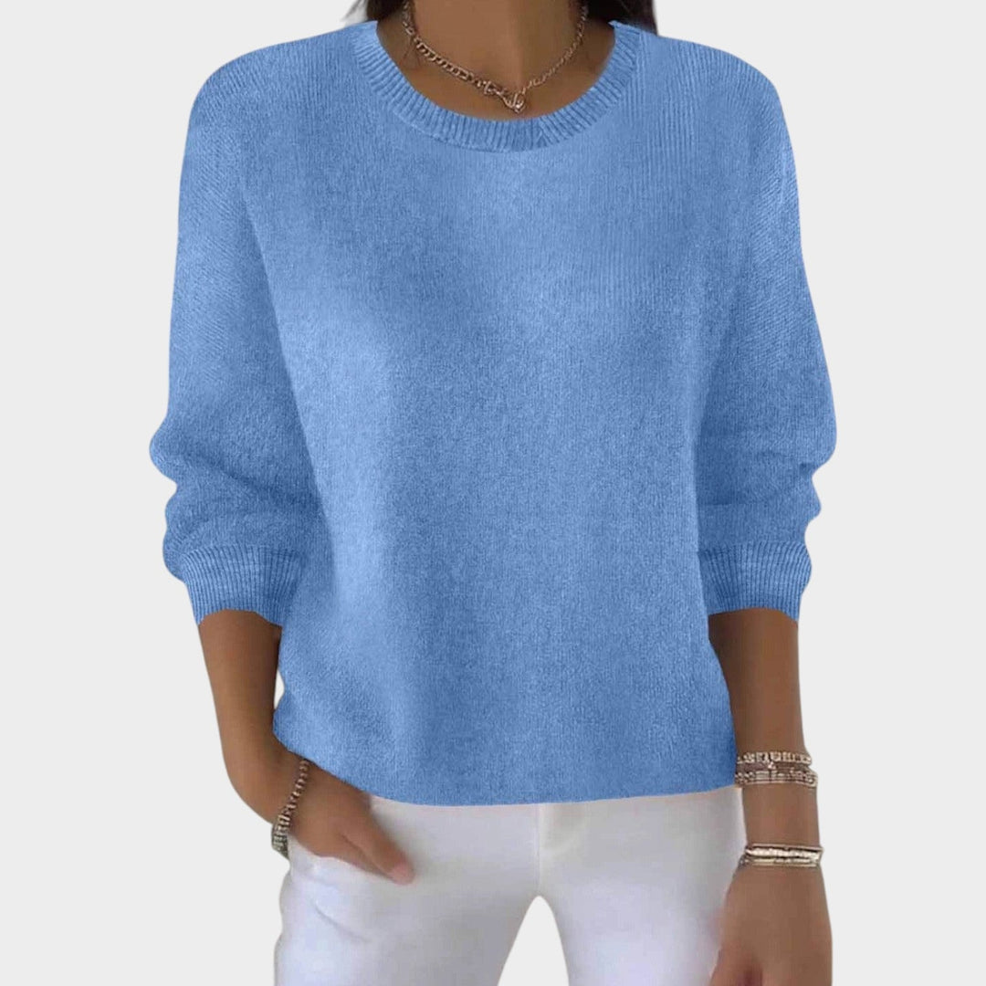 Women's Casual Crew Neck Knit Sweater