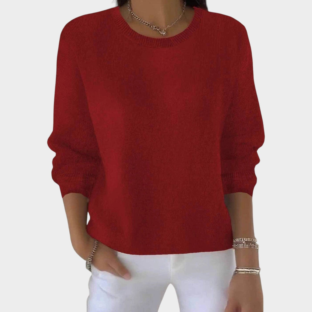 Women's Casual Crew Neck Knit Sweater