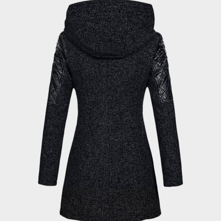 Women's Wool Coat Modern Warm Construction