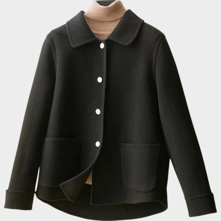 Women's Button-Up Wool Coat