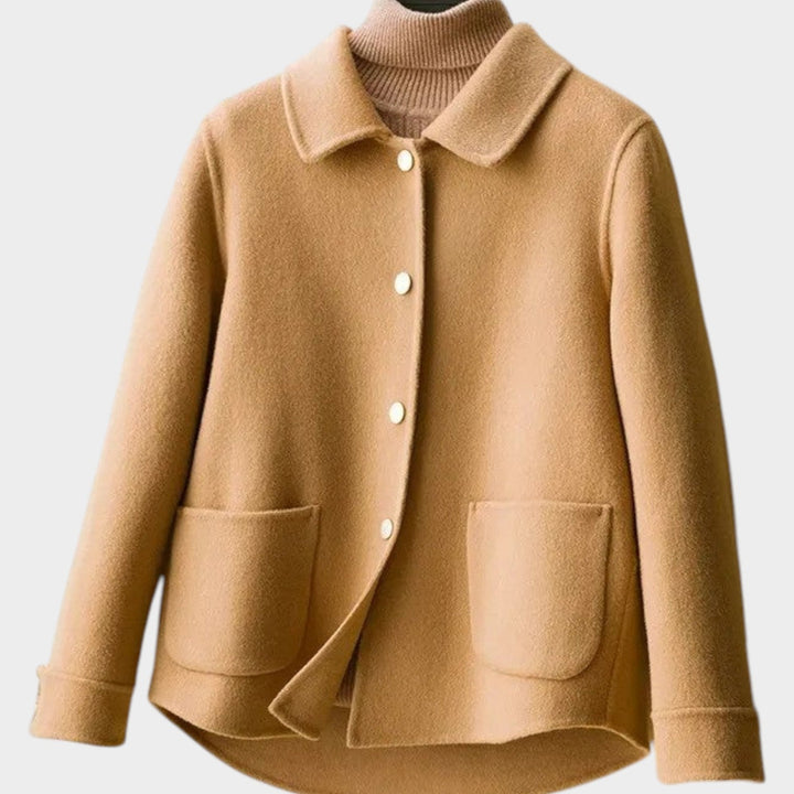 Women's Button-Up Wool Coat