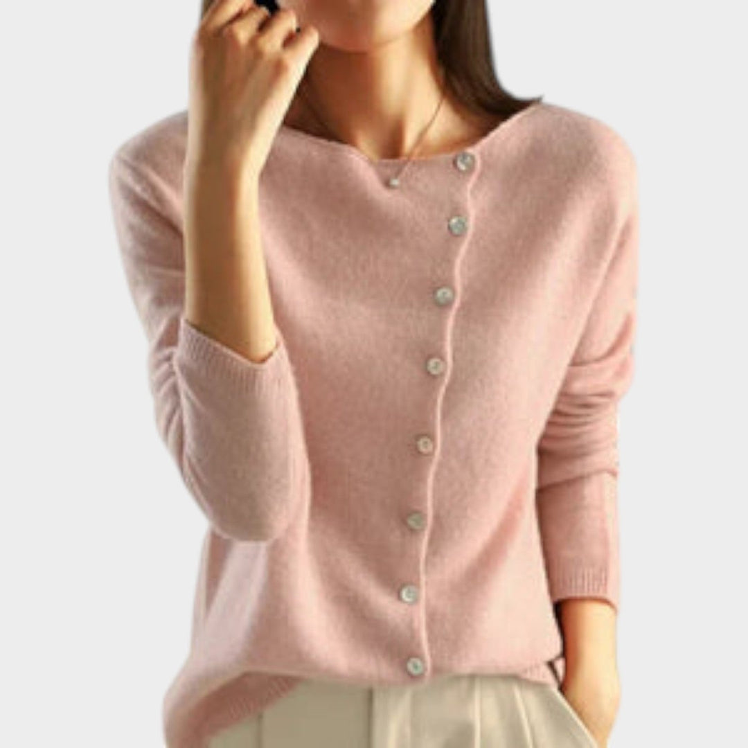 Women's Cozy Button Front Knit Cardigan