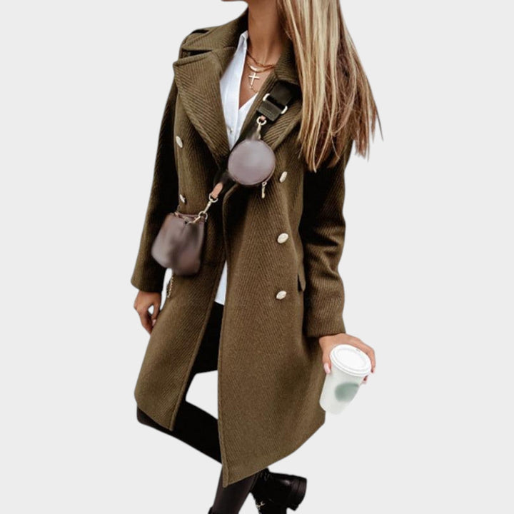 Women's Wool Coat Classic Versatile Design